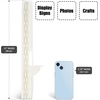 image:imageLineco Cardboard Easel Backs Self Stick Stand 12 Inch White 25 Pack  Single Wing Acid Free Display Signs Canvas Photographs Brochures Posters Artwork and Crafts Made in USAWhite