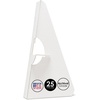 image:imageLineco Cardboard Easel Backs Self Stick Stand 12 Inch White 25 Pack  Single Wing Acid Free Display Signs Canvas Photographs Brochures Posters Artwork and Crafts Made in USAWhite