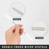 image:imageLineco DoubleEnded Micro Spatula for Bookbinding 75 Inch  Used for Lifting or Slitting Paper Turning Pages DIY Art Craft Binding and GluingPack of 1