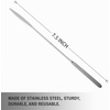 image:imageLineco DoubleEnded Micro Spatula for Bookbinding 75 Inch  Used for Lifting or Slitting Paper Turning Pages DIY Art Craft Binding and GluingPack of 2