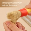 image:imageLineco Glue Brush 12 Inch MetalFree Dense Natural Bristles  Disposable Useful and Easy Application for Bookbinding and Other Paper Documents Even Glue Distribution075 1 Pack