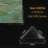 image:imageLineco Infinity 0625 Clear Archival Photo Corners 500 PCS  Self Adhesive Acid Free Pressure Sensitive NonYellowing Mounting for Pictures Scrapbook DIY PostersClear