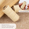 image:imageLineco Waxed Genuine Linen Thread 20 Yards Pack of 3 Spools Natural  Used for Sewing and Bookbinding Hand Stitched Leather Making Craft Booklets Journal DIYNatural