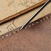 image:imageLineco Wooden Ball Handle Awl ExtraHeavy Duty Thin Point for Sewing  Comfortability and Good Control Used for Bookbinding Crafting Paper Chipboard Leather