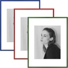 image:imageGolden State Art 11x14 Aluminum Picture Frame 3 Pack Metal Frames with Removable Mat for 8x10 Photos Artwork Prints Wall Mountable Blue Green Red