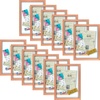 image:imageGolden State Art 11x14 Floating Picture Frame Aluminum Tempered Clear Glass Displays Any Size Photo Up to 11 x 14 for Home or Gallery Decoration Gold 12 PackRose Gold