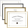 image:imageGolden State Art 85x11 Aluminum Certificate Frame Metal Diploma Frames for 85 x 11 Documents Real Glass Front with Easel Stand GoldampBlackampBronzeampsilver 4 Pack