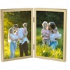 image:imageGolden State Art 8x10 Hinged Metal Frame  Floating Effect for 6x8 or Smaller Photos with Real Glass for Protection  Elegant Desk Decor for Home or Office  Light GoldLight Gold