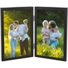 image:imageGolden State Art 8x10 Hinged Metal Frame  Floating Effect for 6x8 or Smaller Photos with Real Glass for Protection  Elegant Desk Decor for Home or Office  Light GoldMatte Black