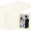 image:imageGolden State Art Cardboard Photo Folders 4x6 or 5x7 100 Pack Ivory  Cardboard Picture Frame Paper Frame Cards GreetingsInvitation Special Events Graduation Christmas WeddingPack of 25