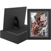 image:imageGolden State Art Pack Of 25 5X7 Paper Picture Frames With Easel Photo Frame Cards Diy Cardboard Black Silver LiningBlackSilver Lining