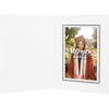 image:imageGolden State Art Pack of 100 4x6 Photo Folders Cardboard Picture Frame Paper Frame Cards GreetingsInvitation Special Events Graduation Christmas Wedding White with Black LiningWhiteBlack Lining
