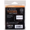 image:imageLineco AcidFree SelfAdhesive Label Holder with Insert 2x3 Pack of 12  Archival Polyester Material Pressure Sensitive and Reusable Used for Adhesive Photos Prints Tags to Boxes3 x 4