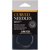 image:imageLineco Full Length 25 Inch Curved Sewing Needles 3 Needles Per Package  Use for Coptic Stitch Bookbinding Repairing and Making DIY Crafts Projects Journaling Scrapbooking Leather