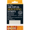 image:imageLineco SeeThrough Archival Polyester Mounting Strips 12 Inch 60 PCS  AcidFree Hingeless Mounting Artwork to Mats Sturdy for Framing Prints Documents Photos Paper and More4 60 EA