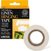 image:imageLineco SelfAdhesive Linen Hinging Tape White 125 Inch x 35 Feet  Neutral pH Acrylic Adhesive AcidFree Attaching Mats to Backboard Hinge Heavy ArtworkWhite 1 Pack