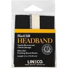 image:imageLineco Silk Bookbinding Headband Black 6 Inch  Finishing Touch for Bound Books Binding DIY Crafts Projects Journals Scrapbooking DecorationBlack