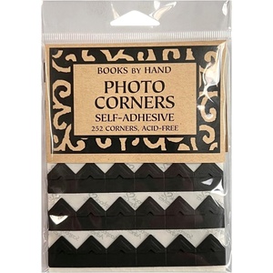 image:imageBooks By Hand SelfAdhesive Mount Corners Black 05 Inch 252 PCS  AcidFree for Photo Album Pictures Scrapbooks