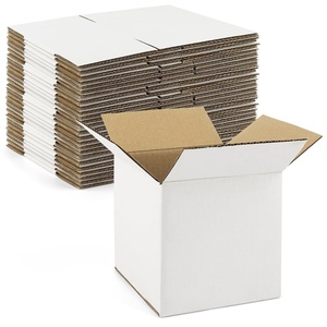 image:imageGolden State Art 28 Pack 5x5x5 Shipping Boxes for Coffee Mugs Candles Gifts Mailing Packaging Storage  5x5 Corrugated Cardboard Box WhiteWhite