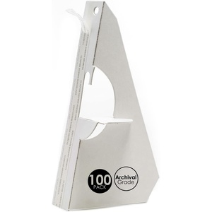 image:imageGolden State Art Cardboard Easel Back 12 Inch White 100 Pack  Self Stick Archival and Acid Free Single Wing Display Signs Pictures Posters and Artwork7 Inch
