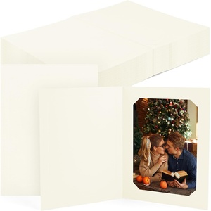 image:imageGolden State Art Cardboard Photo Folders 4x6 or 5x7 100 Pack Ivory  Cardboard Picture Frame Paper Frame Cards GreetingsInvitation Special Events Graduation Christmas WeddingPack of 50