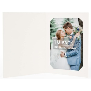 image:imageGolden State Art Cardboard Photo Folders 4x6 or 5x7 100 Pack Ivory  Cardboard Picture Frame Paper Frame Cards GreetingsInvitation Special Events Graduation Christmas WeddingPack of 10