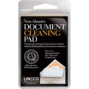 image:imageLineco 2x475 Document Cleaning Pads Soft GritFree Powder  Absorbs and Cleans Paper Surface Perfect for Books Ephemera Maps and Cards1 Count Pack of 1