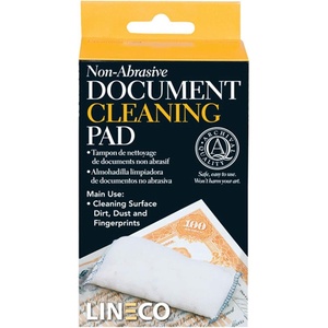 image:imageLineco 2x475 Document Cleaning Pads Soft GritFree Powder  Absorbs and Cleans Paper Surface Perfect for Books Ephemera Maps and Cards2 x 475