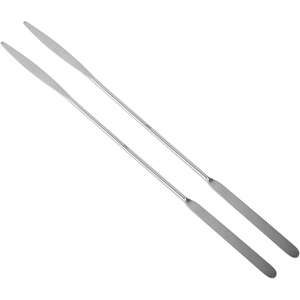 image:imageLineco DoubleEnded Micro Spatula for Bookbinding 75 Inch  Used for Lifting or Slitting Paper Turning Pages DIY Art Craft Binding and GluingPack of 2