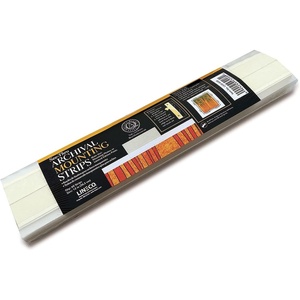 image:imageLineco SeeThrough Archival Polyester Mounting Strips 12 Inch 60 PCS  AcidFree Hingeless Mounting Artwork to Mats Sturdy for Framing Prints Documents Photos Paper and More12 60 EA