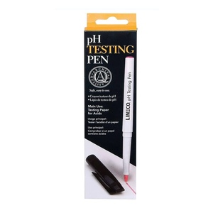 image:imageLineco pH Testing Pen for Paper or Paperboard Products  Easy to Test Paper for Acid Turn Purple On Neutrality Papers1 Count Pack of 1