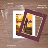 image:imageGolden State Art 10 Pack 11x14 Double Mats for 8x10 PicturesBackingBags  Double Picture Mats with White Core Bevel Cut 75x95 Opening for 8x10 PhotosMix Color