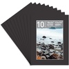 image:imageGolden State Art 10 Pack 12x16 White Picture Mat for 9x12 Photos  With 85x115 Opening for 9x12 Photos White Core Bevel Edge PreCut Acid Free 4ply Thick Framing MatsBlack10 Pack