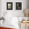 image:imageGolden State Art 10 Pack 12x16 White Picture Mat for 9x12 Photos  With 85x115 Opening for 9x12 Photos White Core Bevel Edge PreCut Acid Free 4ply Thick Framing MatsBlack5 Pack