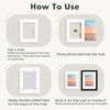 image:imageGolden State Art 10 Pack 12x16 White Picture Mat for 9x12 Photos  With 85x115 Opening for 9x12 Photos White Core Bevel Edge PreCut Acid Free 4ply Thick Framing MatsWhite5 Pack