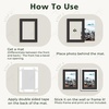 image:imageGolden State Art 10 Pack 12x16 White Picture Mat for 9x12 Photos  With 85x115 Opening for 9x12 Photos White Core Bevel Edge PreCut Acid Free 4ply Thick Framing MatsBlack10 Pack