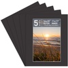 image:imageGolden State Art 10 Pack 12x16 White Picture Mat for 9x12 Photos  With 85x115 Opening for 9x12 Photos White Core Bevel Edge PreCut Acid Free 4ply Thick Framing MatsBlack5 Pack