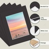 image:imageGolden State Art 10 Pack 12x16 White Picture Mat for 9x12 Photos  With 85x115 Opening for 9x12 Photos White Core Bevel Edge PreCut Acid Free 4ply Thick Framing MatsBlack10 Pack