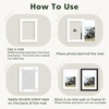 image:imageGolden State Art 10 Pack 12x16 White Picture Mat for 9x12 Photos  With 85x115 Opening for 9x12 Photos White Core Bevel Edge PreCut Acid Free 4ply Thick Framing MatsWhite5 Pack