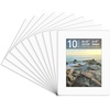 image:imageGolden State Art 10 Pack 12x16 White Picture Mat for 9x12 Photos  With 85x115 Opening for 9x12 Photos White Core Bevel Edge PreCut Acid Free 4ply Thick Framing MatsWhite10 Pack