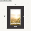image:imageGolden State Art 10 Pack 12x16 White Picture Mat for 9x12 Photos  With 85x115 Opening for 9x12 Photos White Core Bevel Edge PreCut Acid Free 4ply Thick Framing MatsBlack10 Pack