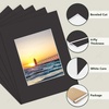image:imageGolden State Art 10 Pack 12x16 White Picture Mat for 9x12 Photos  With 85x115 Opening for 9x12 Photos White Core Bevel Edge PreCut Acid Free 4ply Thick Framing MatsBlack5 Pack