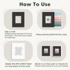 image:imageGolden State Art 10 Pack 12x16 White Picture Mat for 9x12 Photos  With 85x115 Opening for 9x12 Photos White Core Bevel Edge PreCut Acid Free 4ply Thick Framing MatsBlack10 Pack