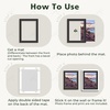 image:imageGolden State Art 10 Pack 12x16 White Picture Mat for 9x12 Photos  With 85x115 Opening for 9x12 Photos White Core Bevel Edge PreCut Acid Free 4ply Thick Framing MatsBlack10 Pack