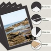 image:imageGolden State Art 10 Pack 4x6 Black Picture Mat for 3x5 Photos  With 25x45 Opening for 3x5 Photos White Core Bevel Edge PreCut Acid Free 4ply Thick Framing MatsBlack5 Pack