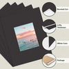 image:imageGolden State Art 10 Pack 4x6 Black Picture Mat for 3x5 Photos  With 25x45 Opening for 3x5 Photos White Core Bevel Edge PreCut Acid Free 4ply Thick Framing MatsBlack10 Pack