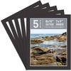image:imageGolden State Art 10 Pack 4x6 Black Picture Mat for 3x5 Photos  With 25x45 Opening for 3x5 Photos White Core Bevel Edge PreCut Acid Free 4ply Thick Framing MatsBlack5 Pack