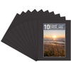 image:imageGolden State Art 10 Pack 4x6 Black Picture Mat for 3x5 Photos  With 25x45 Opening for 3x5 Photos White Core Bevel Edge PreCut Acid Free 4ply Thick Framing MatsBlack10 Pack