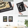 image:imageGolden State Art 10 Pack 4x6 Black Picture Mat for 3x5 Photos  With 25x45 Opening for 3x5 Photos White Core Bevel Edge PreCut Acid Free 4ply Thick Framing MatsBlack10 Pack
