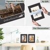 image:imageGolden State Art 10 Pack 4x6 Black Picture Mat for 3x5 Photos  With 25x45 Opening for 3x5 Photos White Core Bevel Edge PreCut Acid Free 4ply Thick Framing MatsBlack10 Pack
